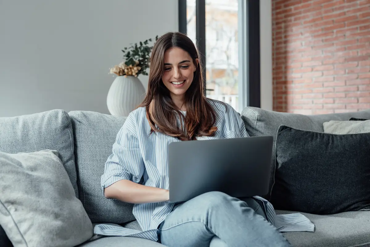 Someone comparing their energy plans on a laptop.